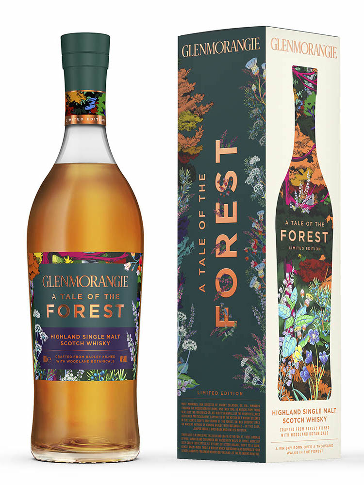 GLENMORANGIE 'A Tale of the Forest' Botanical Barley Kilned Highland Single Malt Scotch Bottle (70cl) 46%abv - NO DISCOUNT Image
