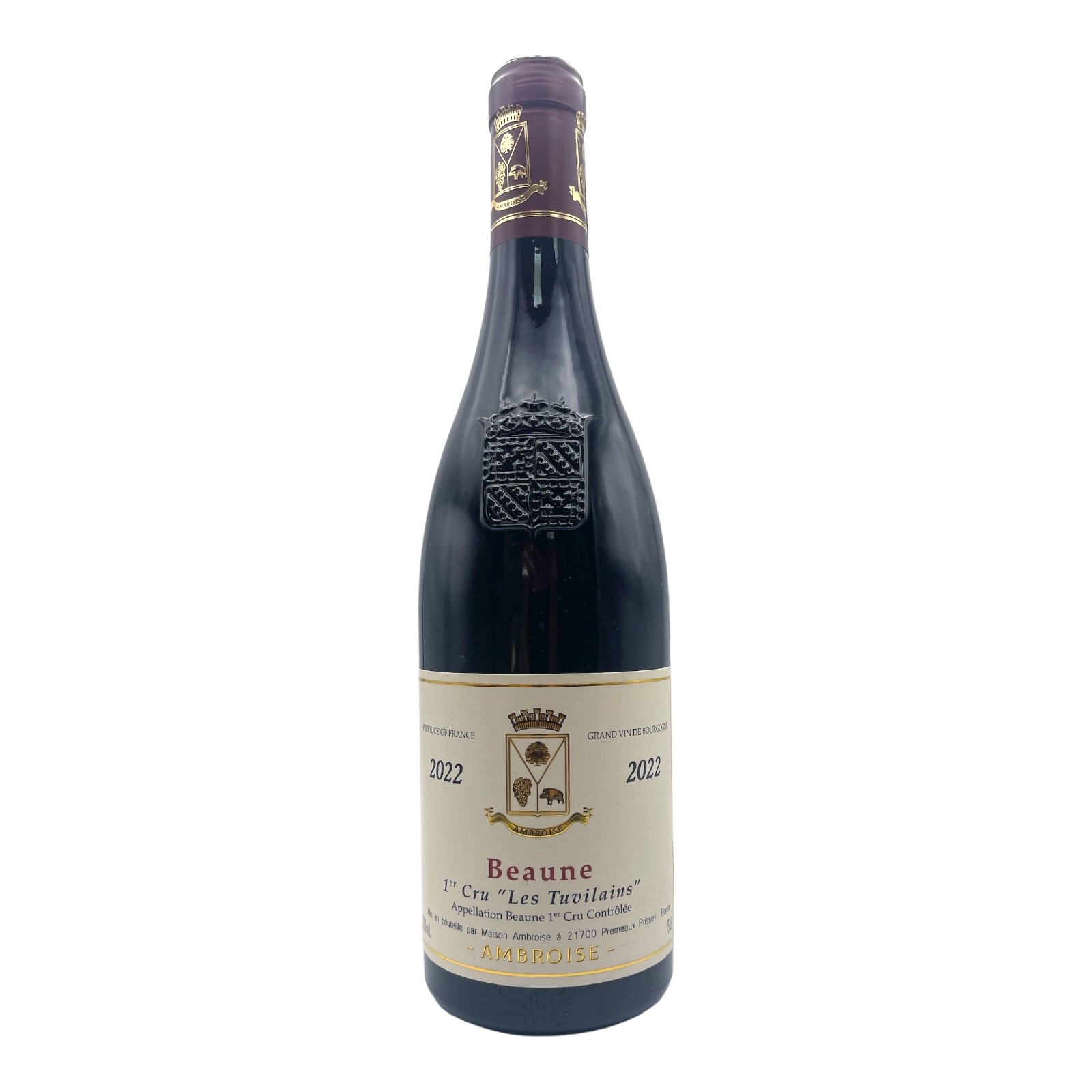 BERTRAND AMBROISE Beaune 1er Cru 'Les Tuvilains' 2022/2023 Bottle Image
