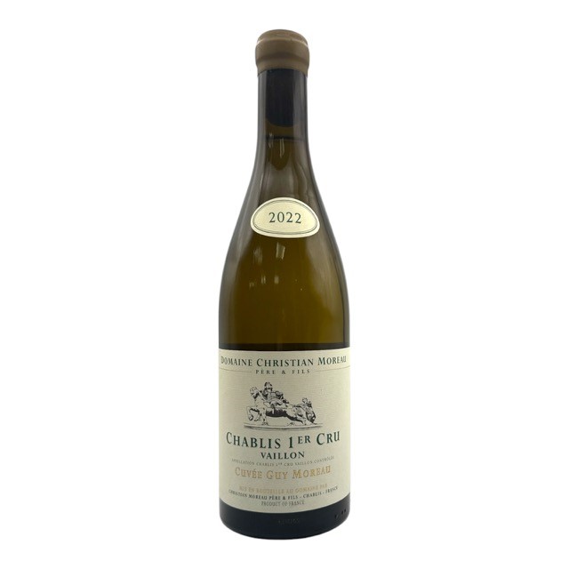 CHRISTIAN MOREAU Chablis 1er Cru 'Vaillon' Cuvee Guy Moreau 2022 Bottle SOLD OUT Image