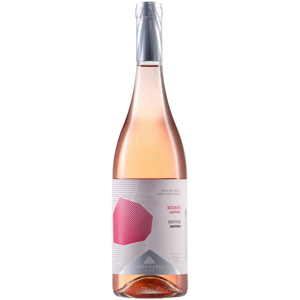 LYRARAKIS WINES Liatiko Rose 'Kedros Vineyard' - Crete 2024 Bottle - VGN Image