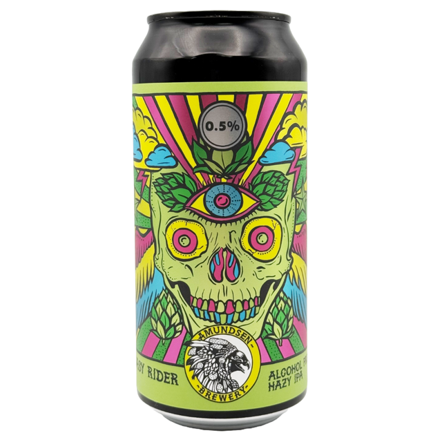 AMUNDSEN 'Easy Rider' Non-Alcoholic Indian Pale Ale CAN (440ml) 0.5%abv bbe01/26 SOLD OUT Image