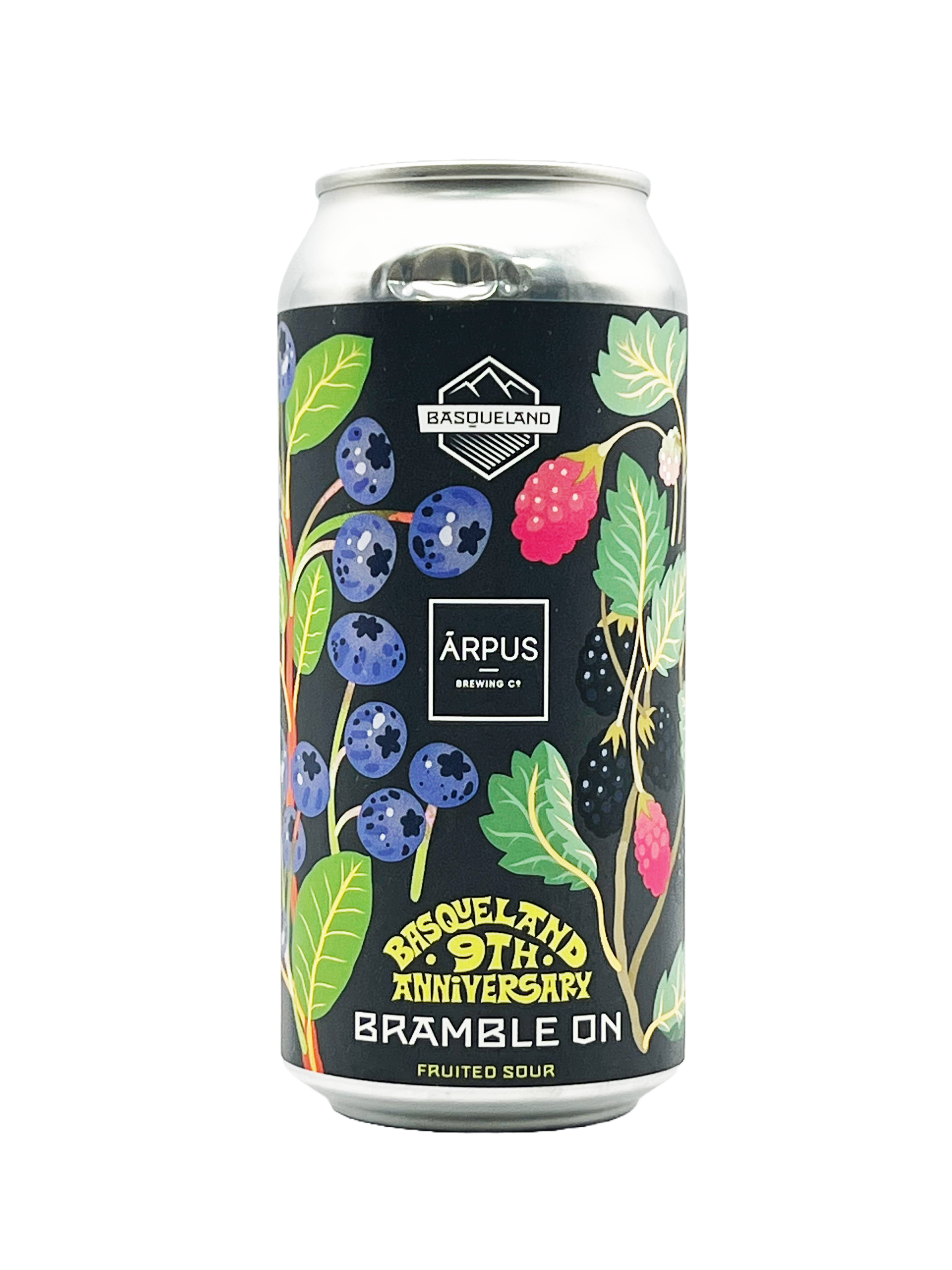 BASQUELAND x Arpus 'Bramble On' Fruited Sour 440ml CAN 5.7%abv - SINGLE bbe10/25 SOLD OUT Image
